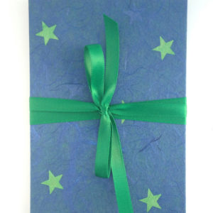 Blue with Green Stars
