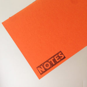 Orange Notes Book