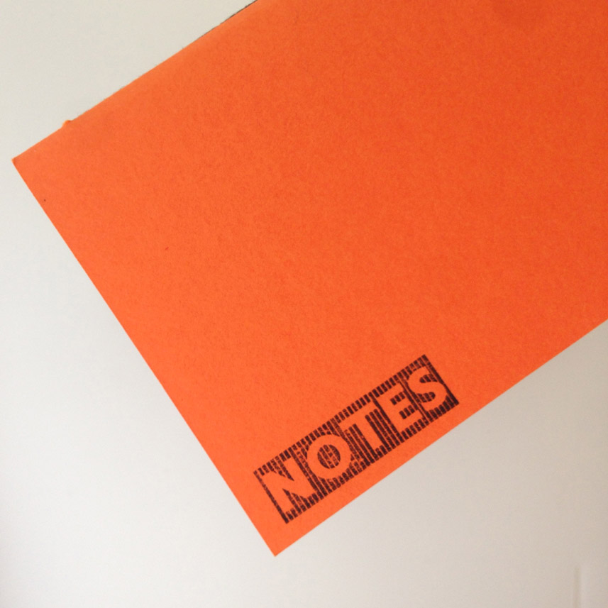 Orange Notes Book
