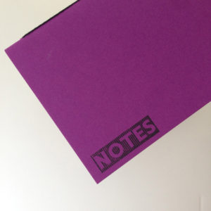 Purple Notes Book