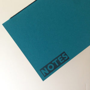 Teal Notes Book